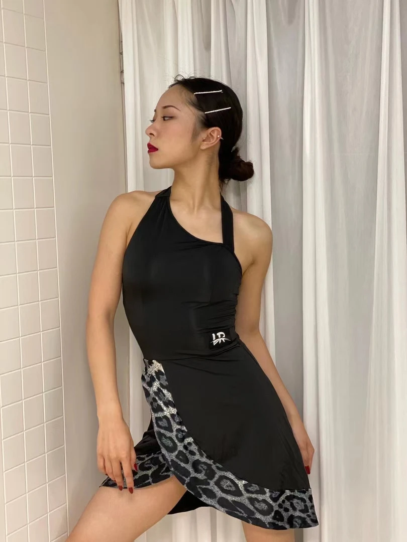 LR007拉丁流苏半裙成人练功服