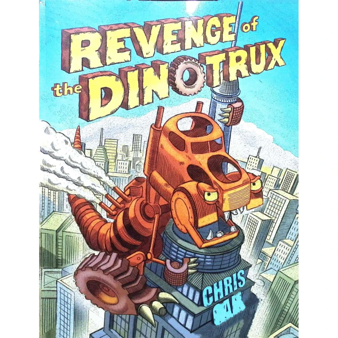 恐龙卡车系列原版书Dinotrux英语绘本3-6岁亲子共读