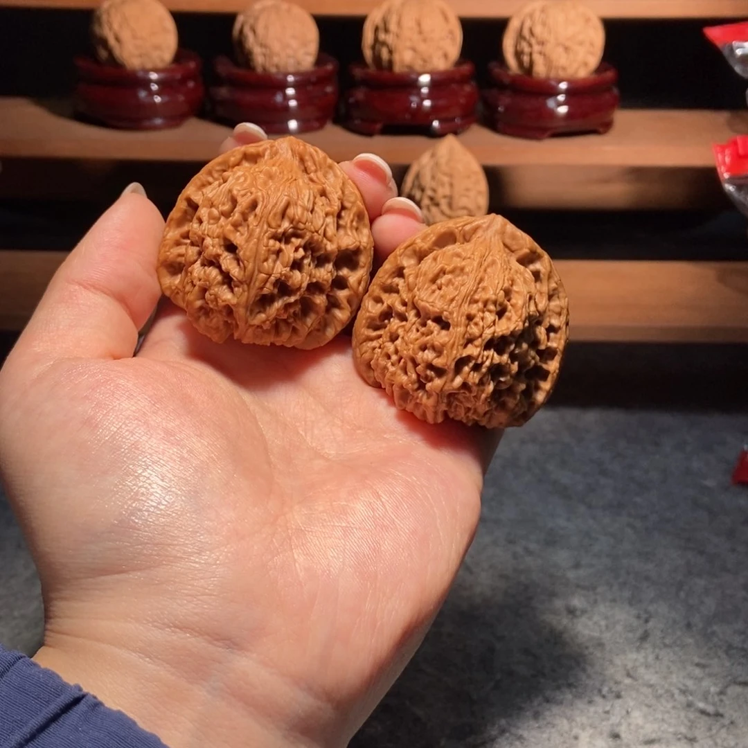 核桃手串/手链44南疆石全品白茬风火轮底52g