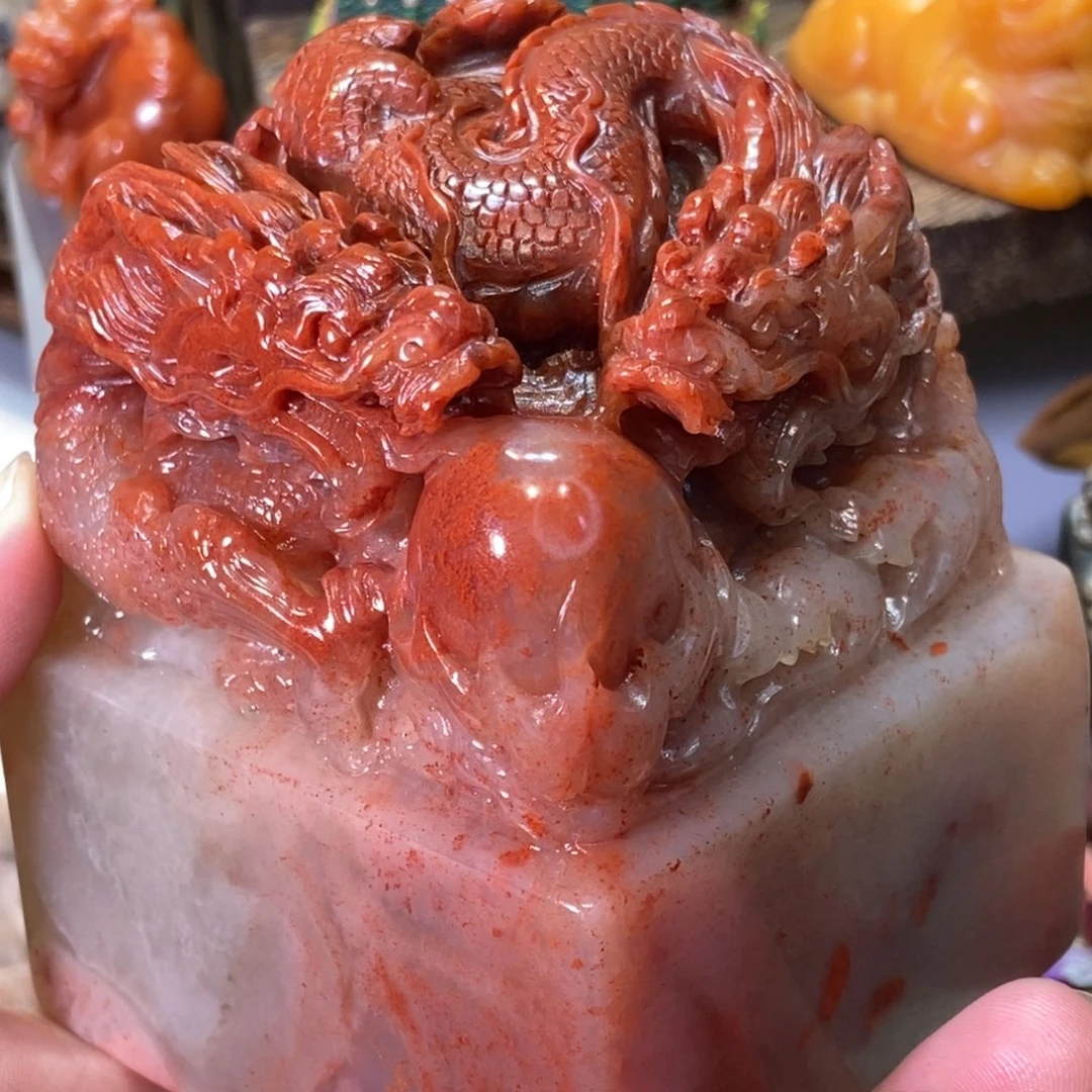寿山石印石老挝水洞