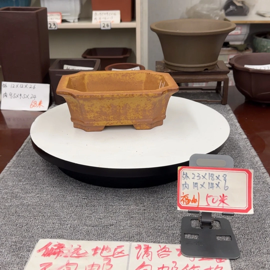 盆友居紫砂花盆直播间