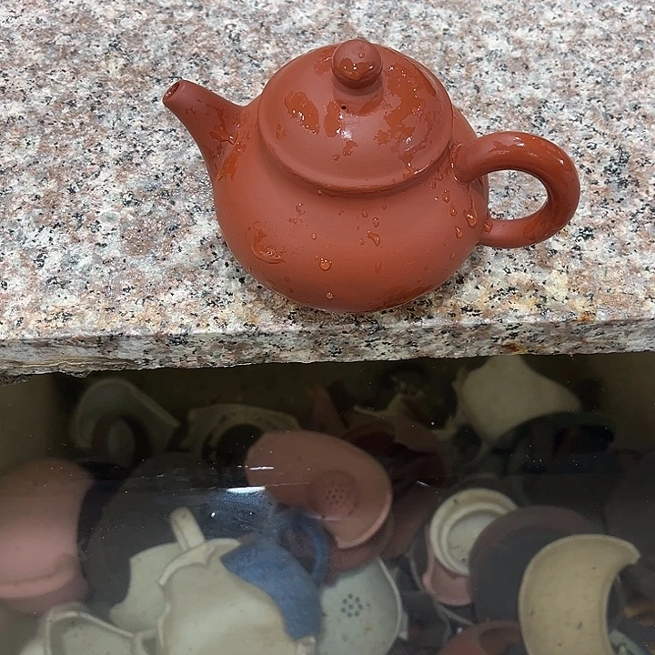 茶壶紫砂朱泥大红袍潘壶