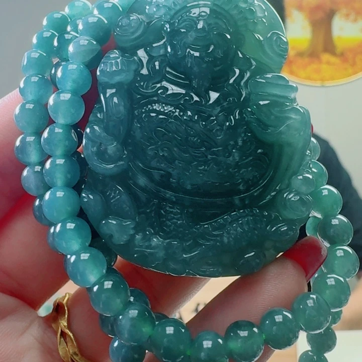 翡翠未镶嵌颈饰ytt555