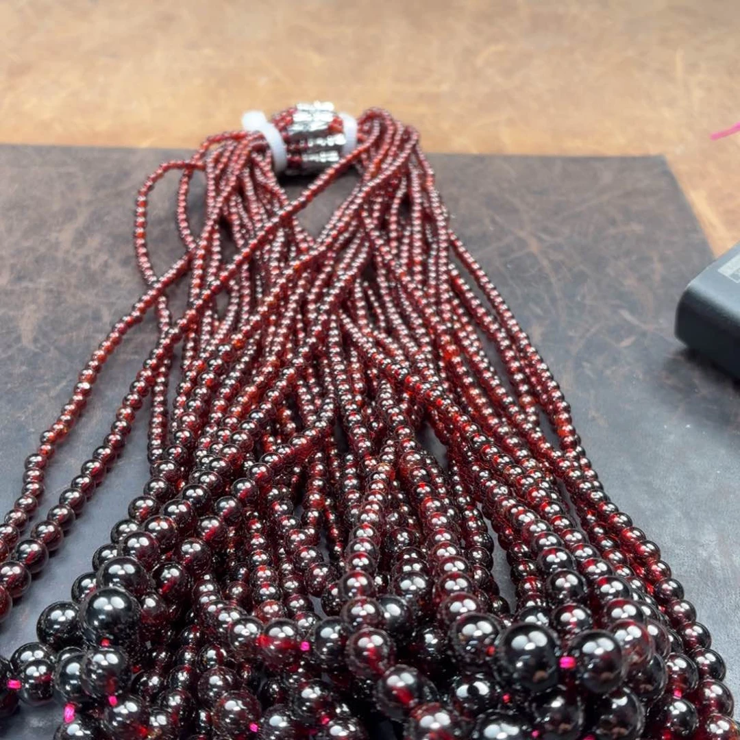 未镶嵌颈饰石榴石多样性发货拍一发一