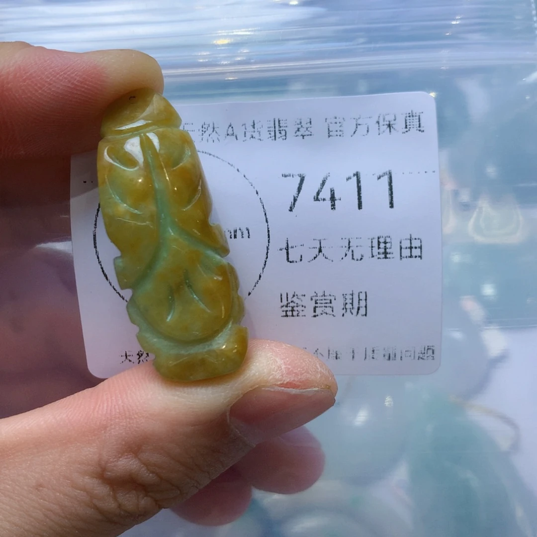 翡翠未镶嵌吊坠(不含链)翡翠
