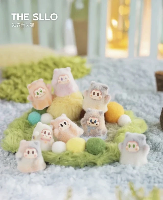 【园子拆盒】THE SLLO领养幽灵猫系列盲盒（许愿）
