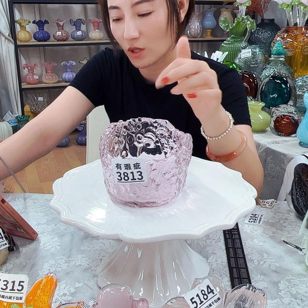 3813微瑕 家悦琉璃摆件福利