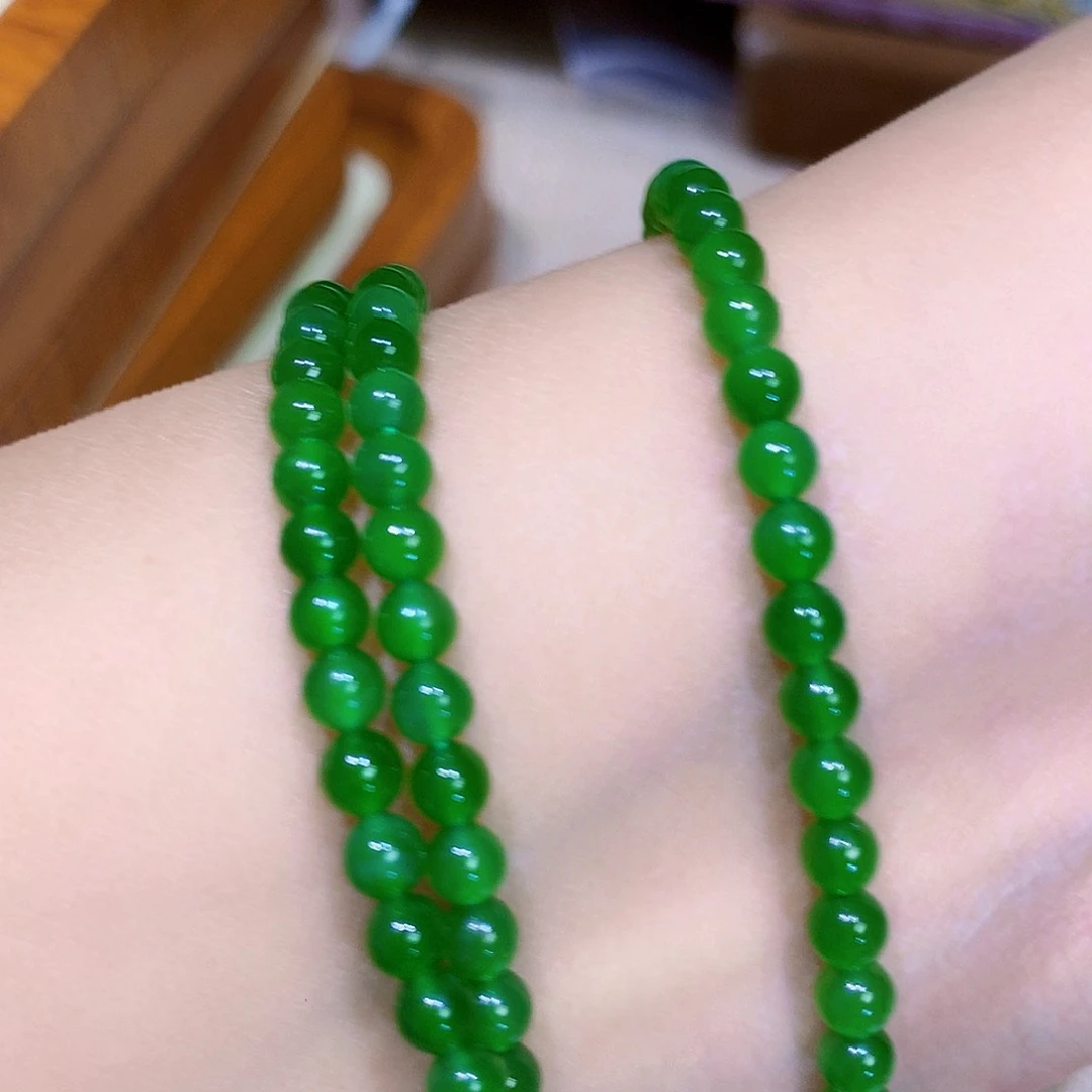 和田玉（碧玉）颈饰未镶嵌