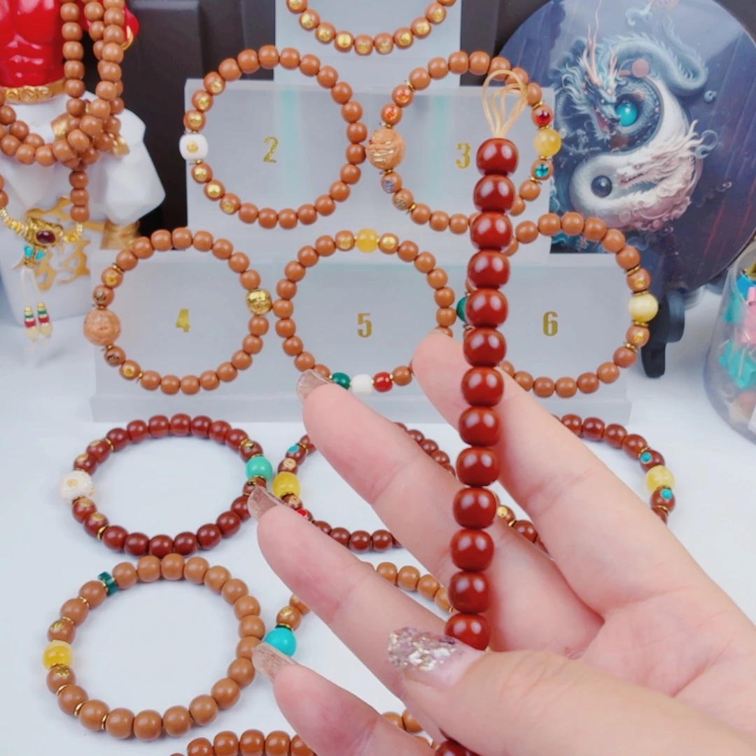 程***！猴头核桃吊坠猴头手串