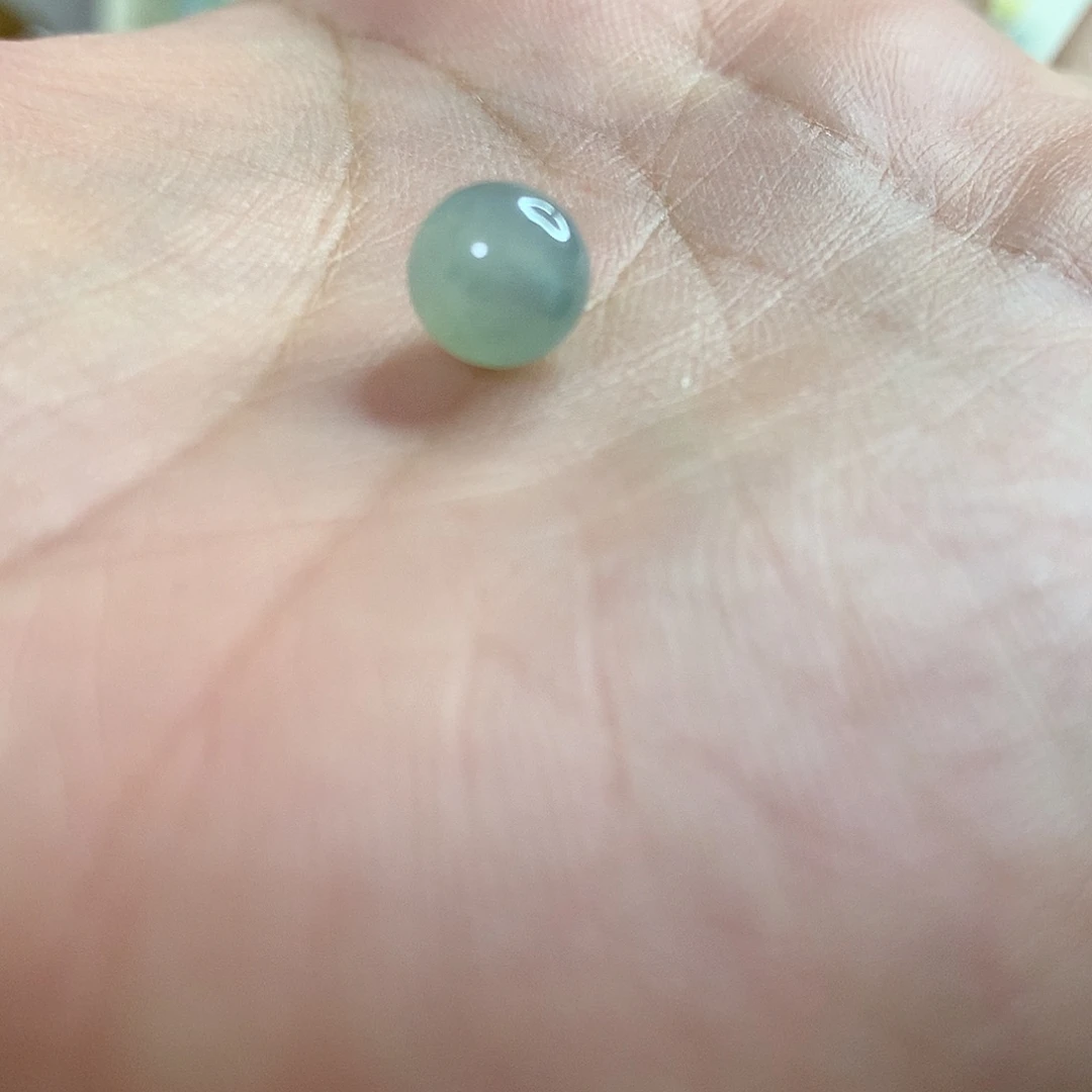翡翠未镶嵌颈饰冰珠蓝