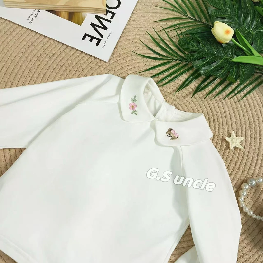 【月光独白】Z163女童秋冬新款衬衫儿童百搭韩版打底衫