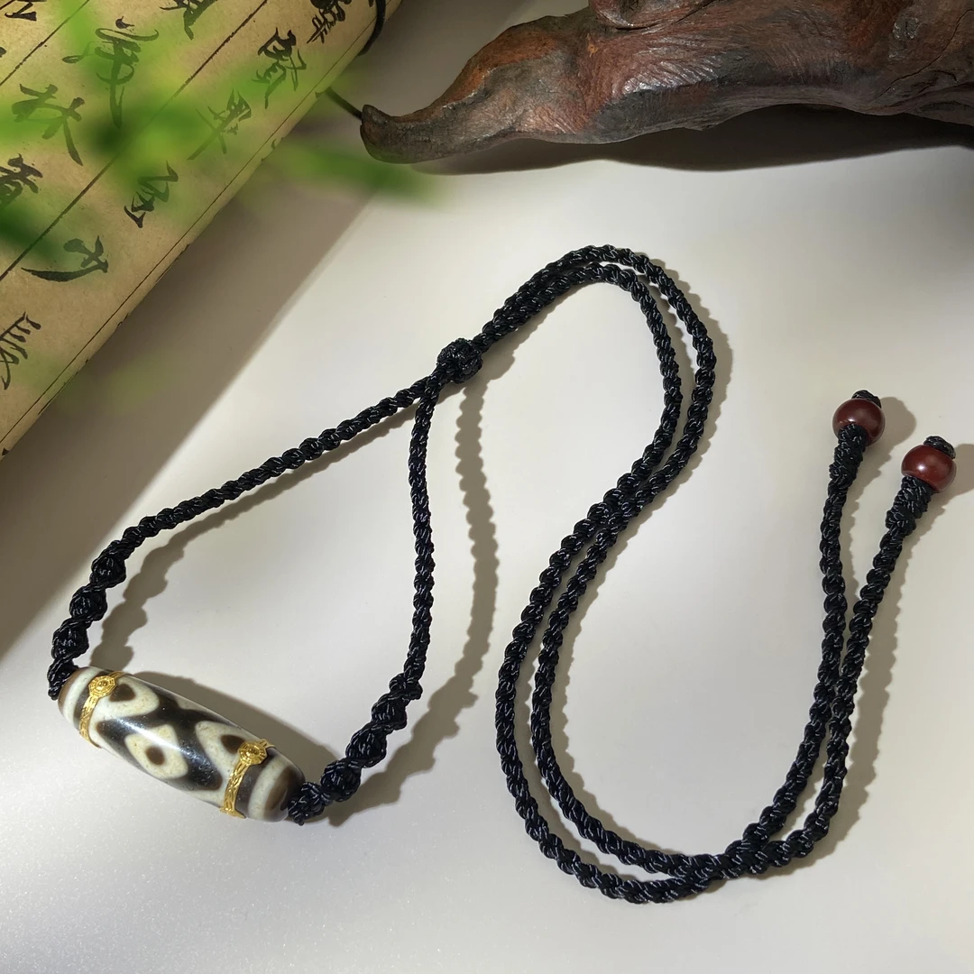 扶摇臻选|18K金镶挂挂金刚三Y玛瑙吊坠