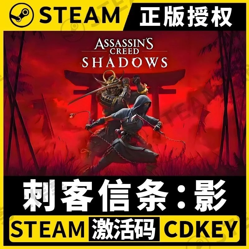 刺客信条影  Steam入库激活码 远程安装 永久畅玩