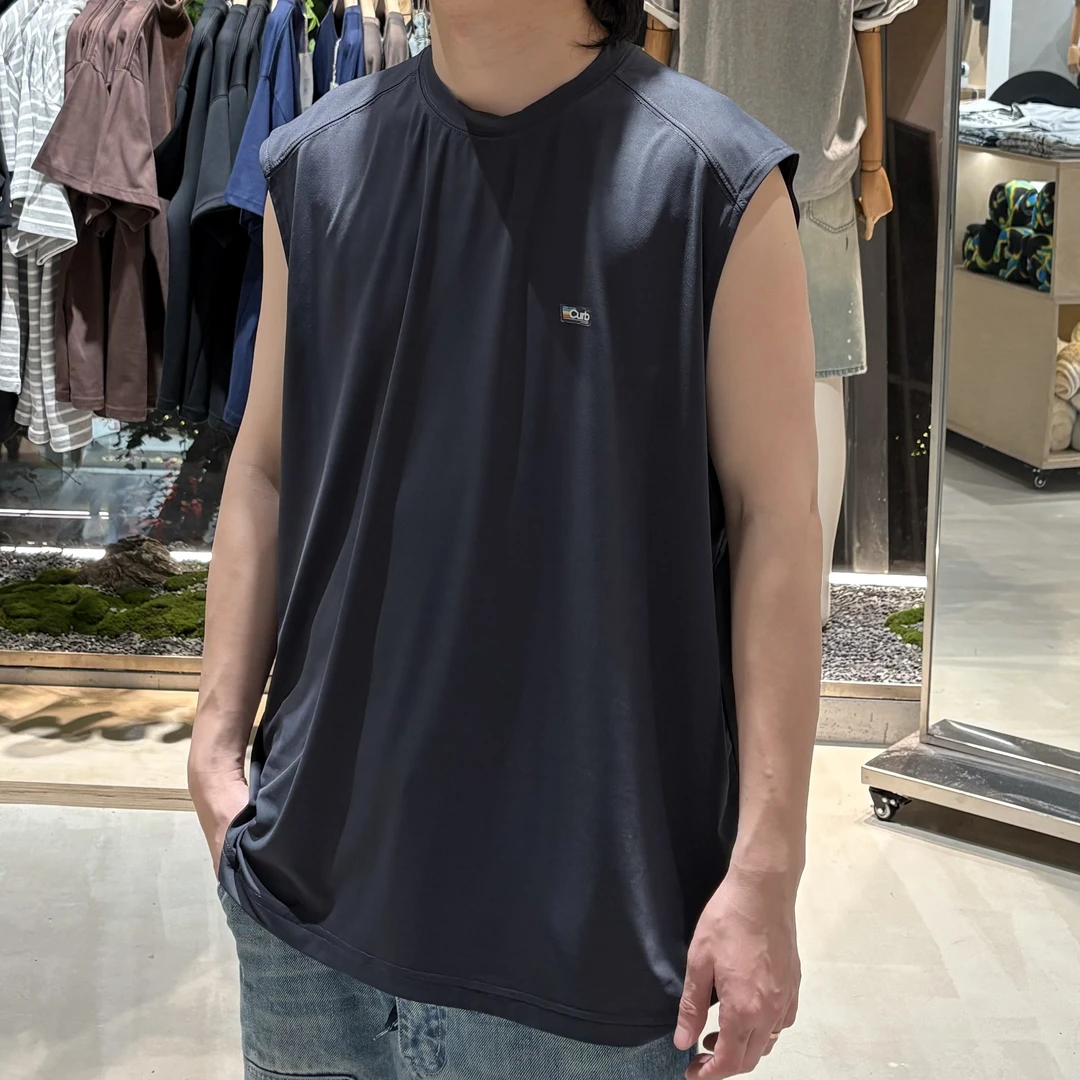 圆领套头夏季透气薄款背心运动马甲宽松速干无袖百搭瑜伽 LF2565