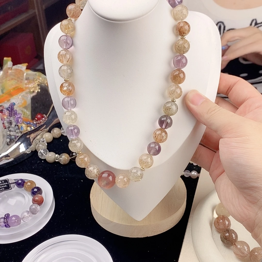银S925镀金镶嵌手链水晶