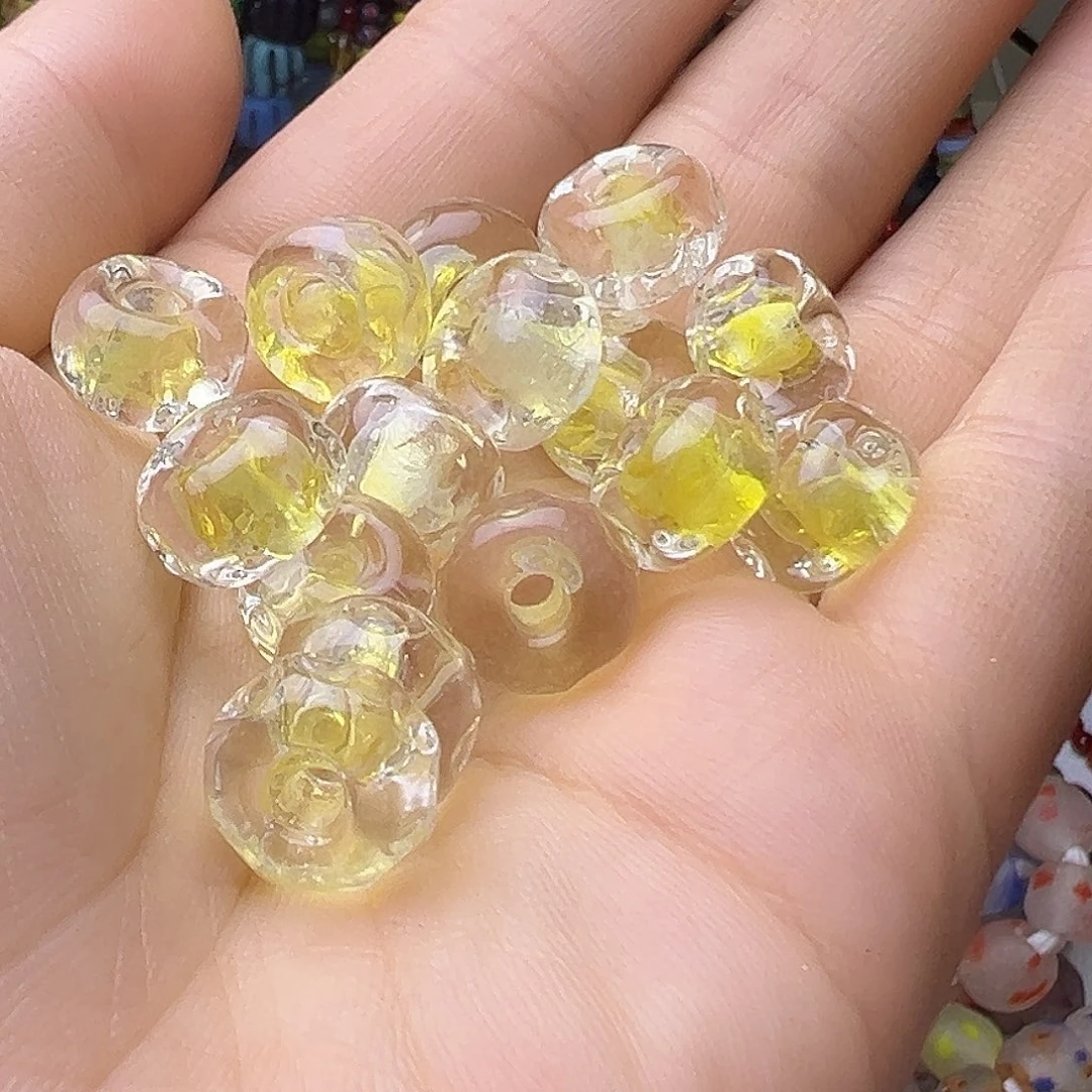 颈饰玻璃灯工散珠1元起