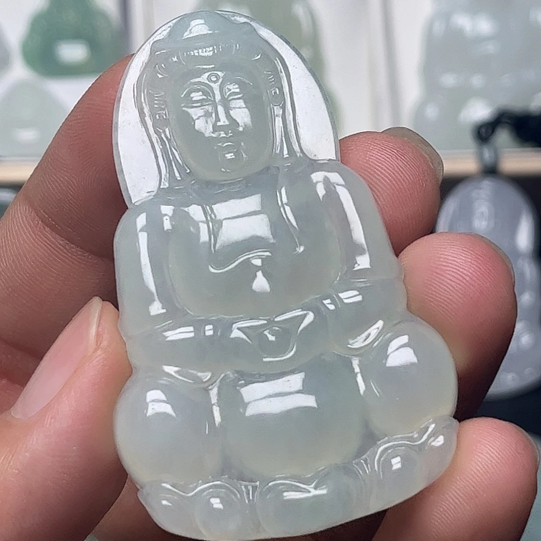 翡翠未镶嵌颈饰缅甸天然翡翠