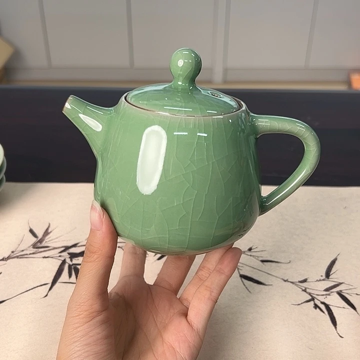 龙泉云间青瓷小米茶器