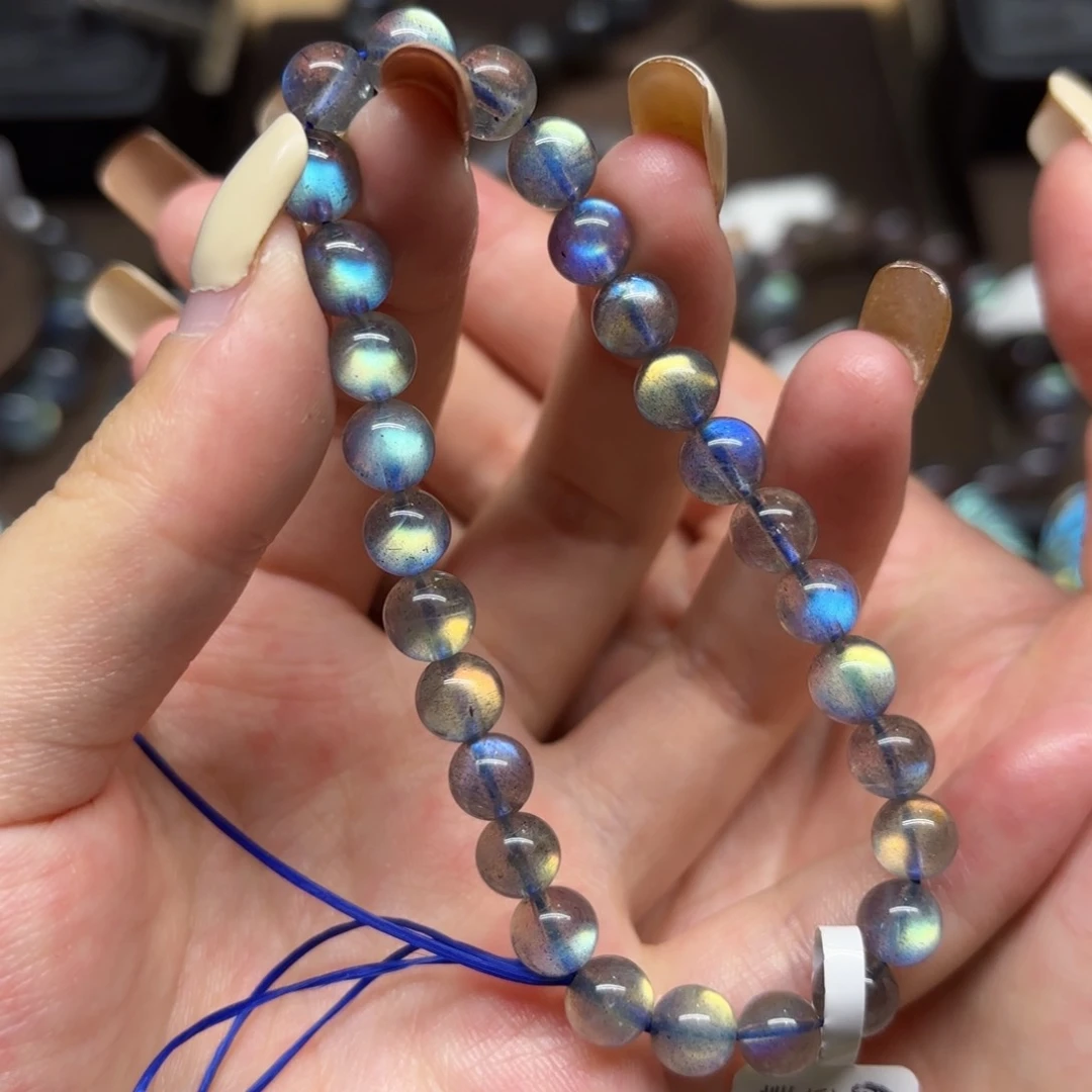 未镶嵌手链长石7mm左右