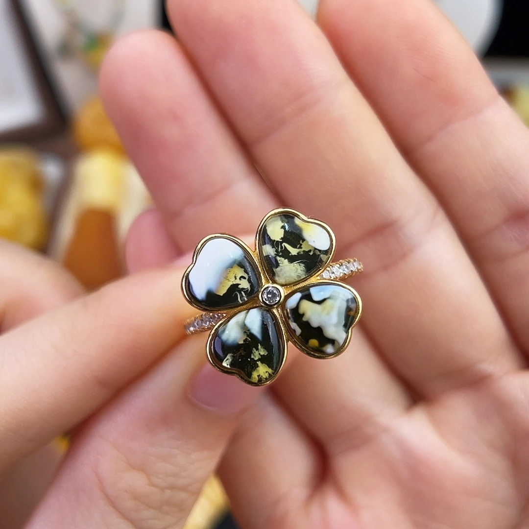 琥珀未镶嵌珠宝奇石