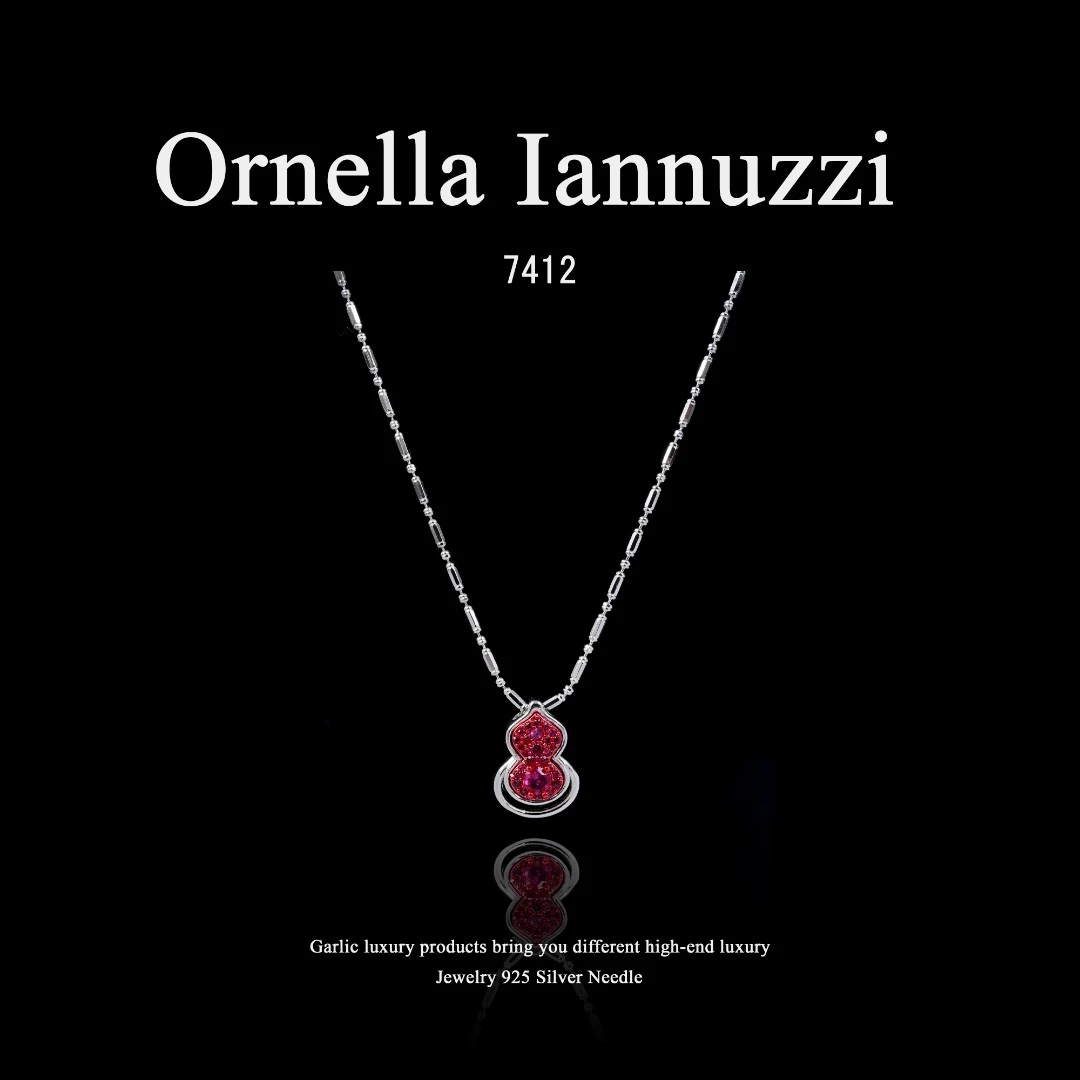 镀K金  Ornella Iannuzzi项链~7412（40+5cm）