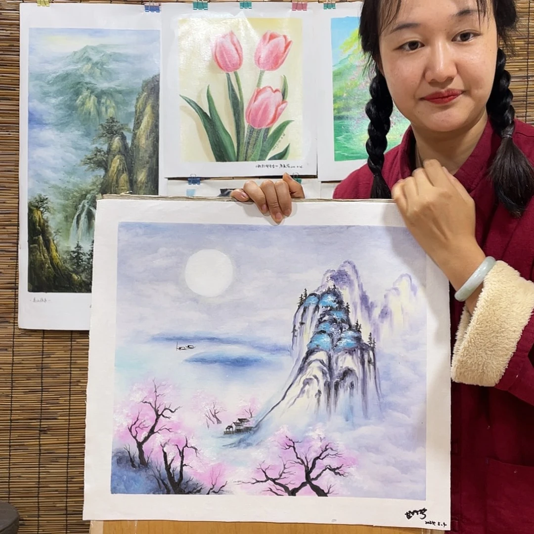 油画薇爽 恭喜竞拍成功