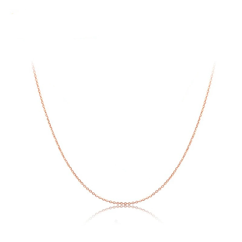 钛钢项链 XL-06基础款时尚百搭简约玫瑰金色坠链