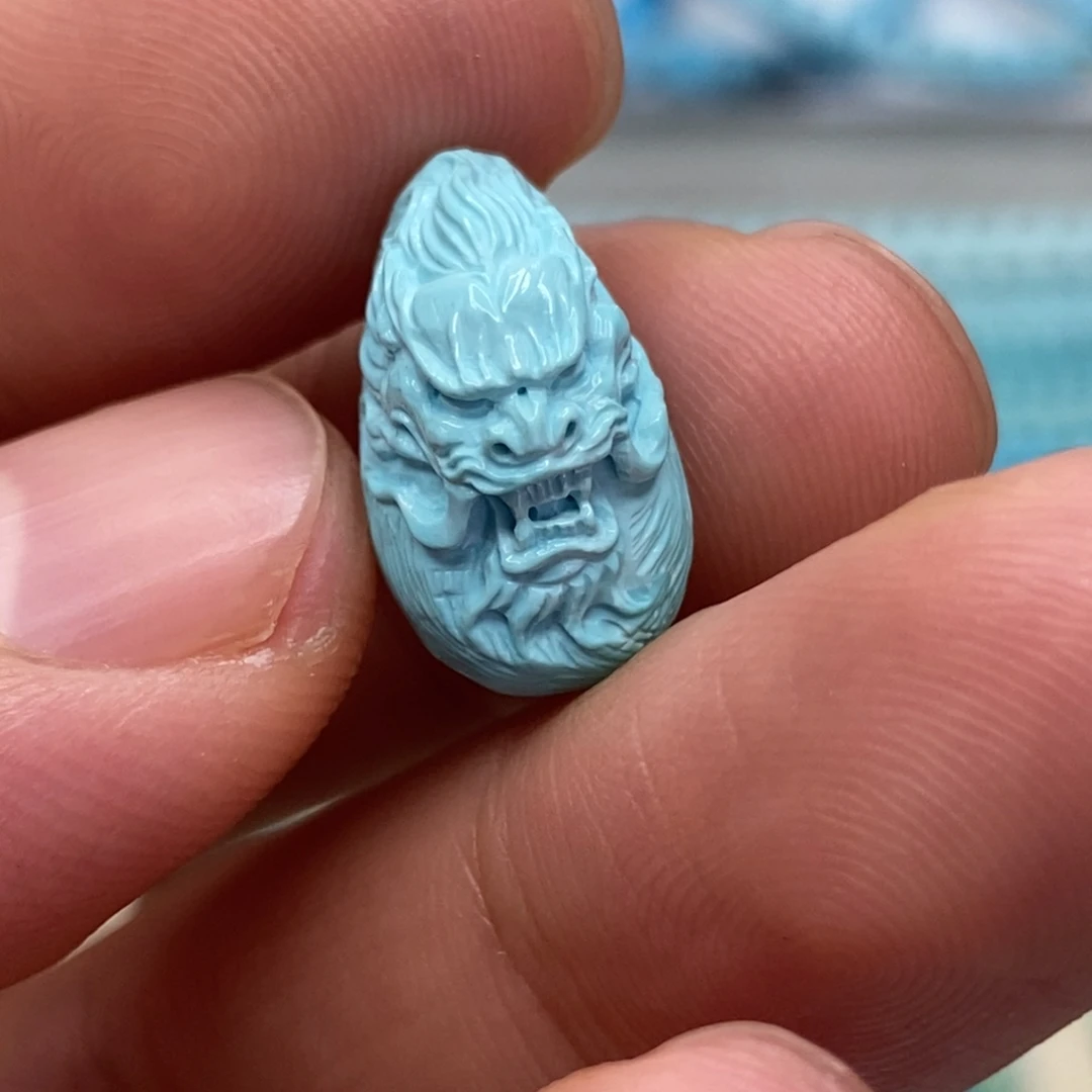 绿松石未镶嵌原矿绿松石配饰