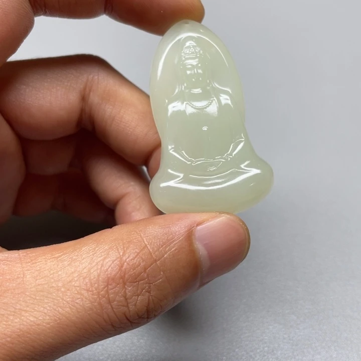 吊坠(不含链)未镶嵌和田玉千**水