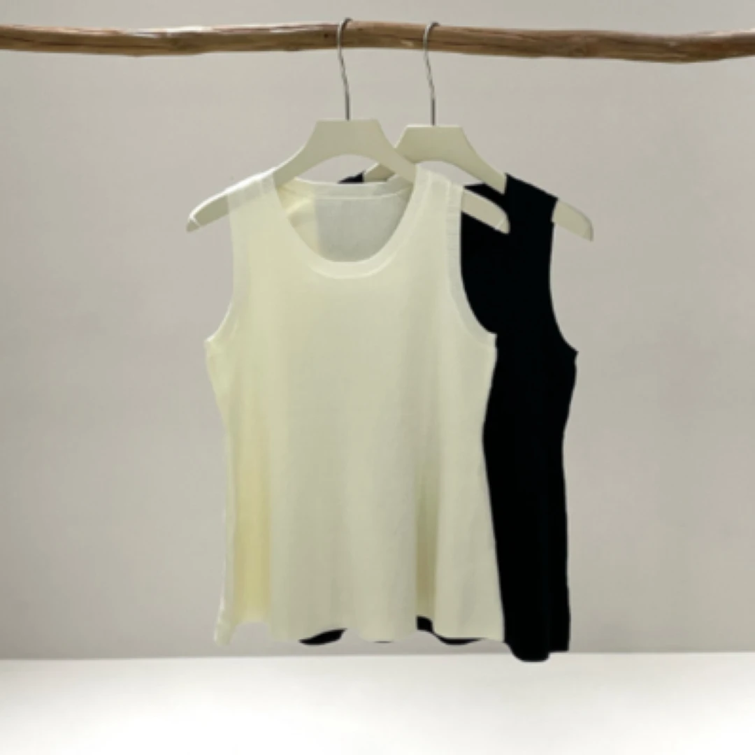 (晓晓家)秋季复古港风超显瘦收腰针织背心