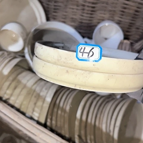 瓷片国营厂库存微瑕16.5厘米46