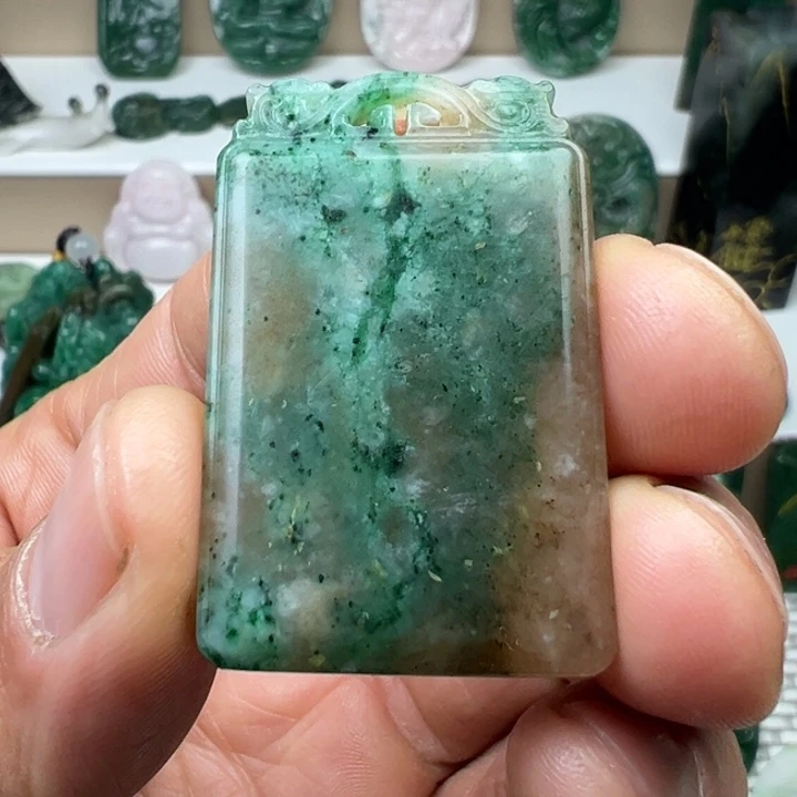 独山玉未镶嵌吊坠(不含链)