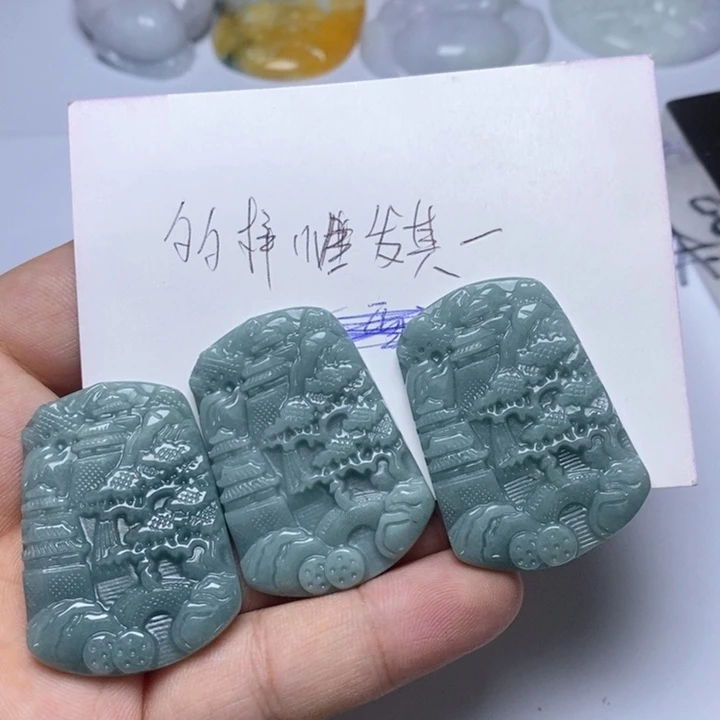 颈饰未镶嵌翡翠翡翠
