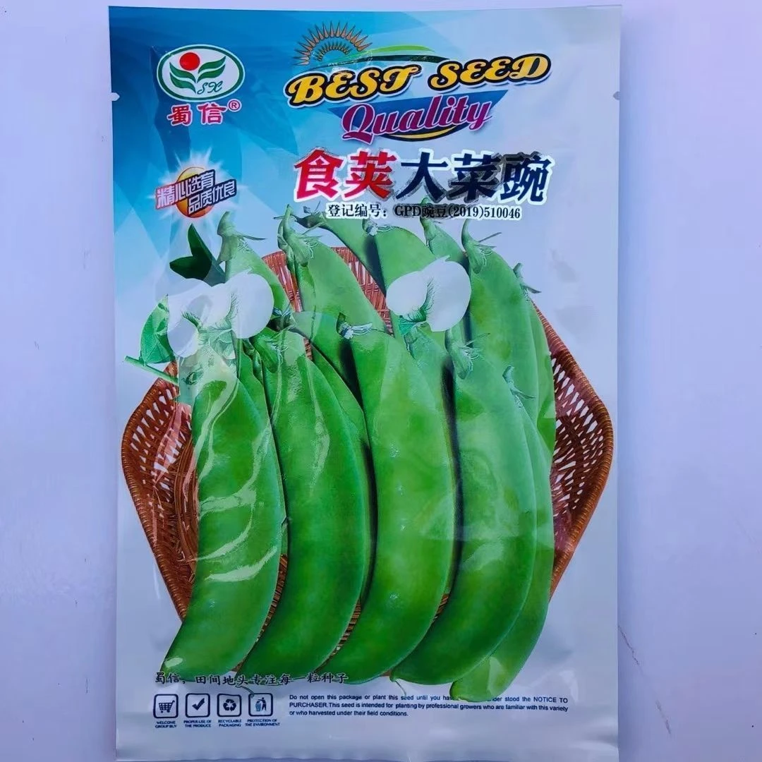 食荚大菜豌子中早熟白花豆纤维少产量高品质优
