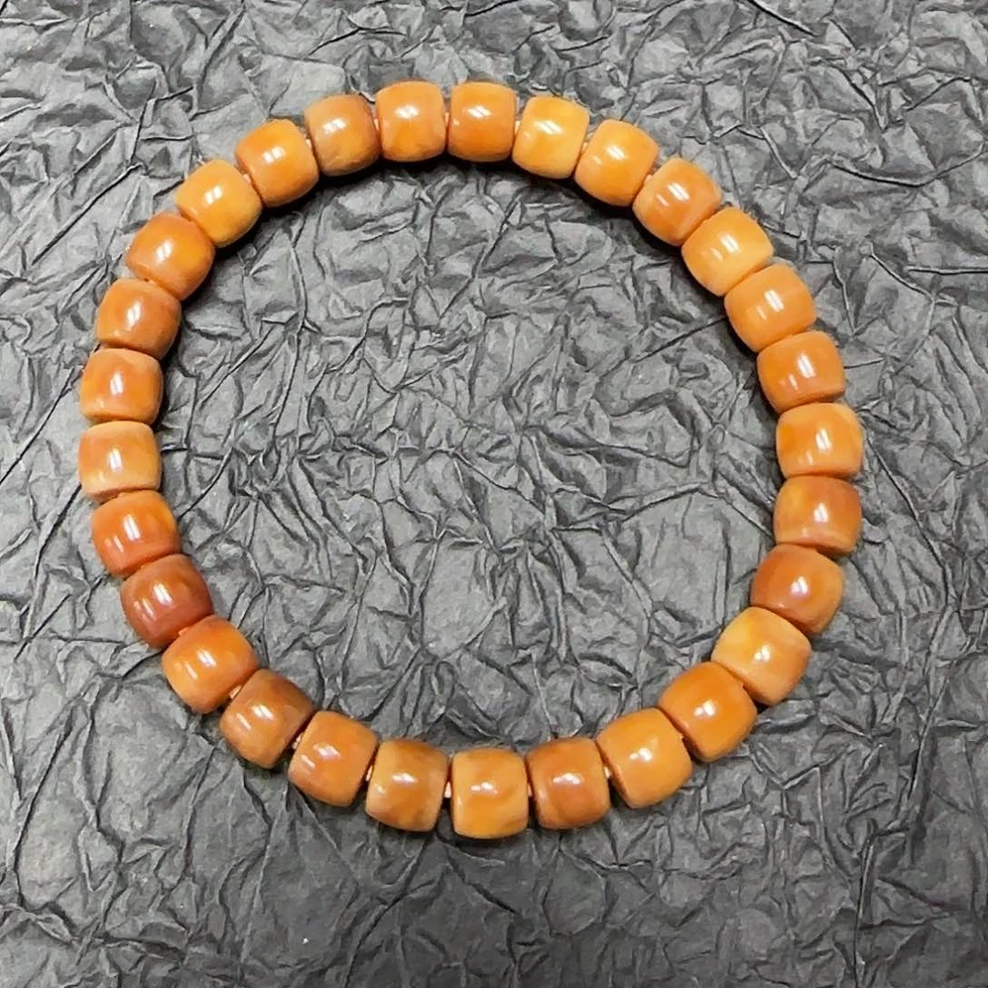 龙脊菩提手串D1598玉化料单圈8mm