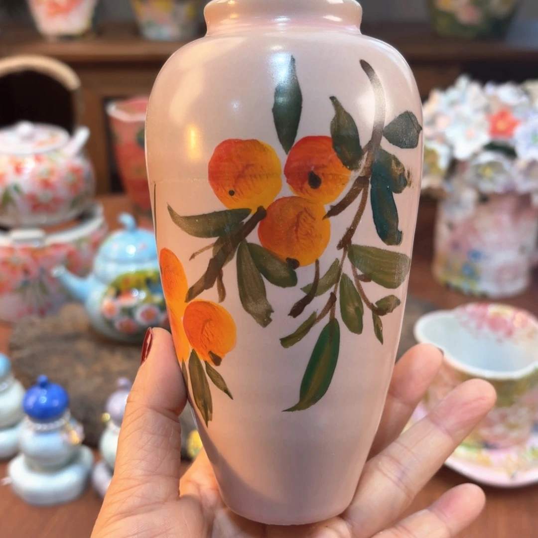 瓷片景德镇手绘高温釉下彩陶瓷茶具