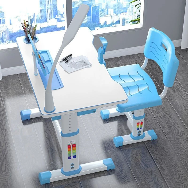 儿童学习桌椅组合套装男孩女孩写字桌台中小学生家用书桌可升降