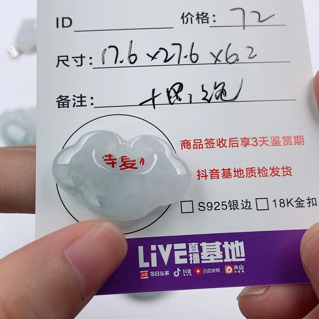 颈饰未镶嵌翡翠翡翠