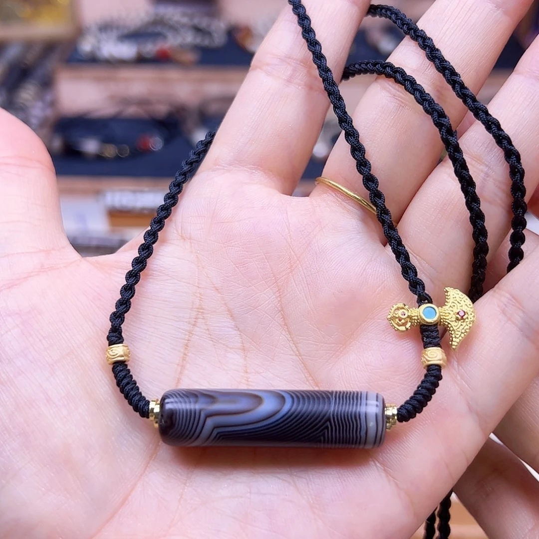 玛瑙/玉髓合金颈饰