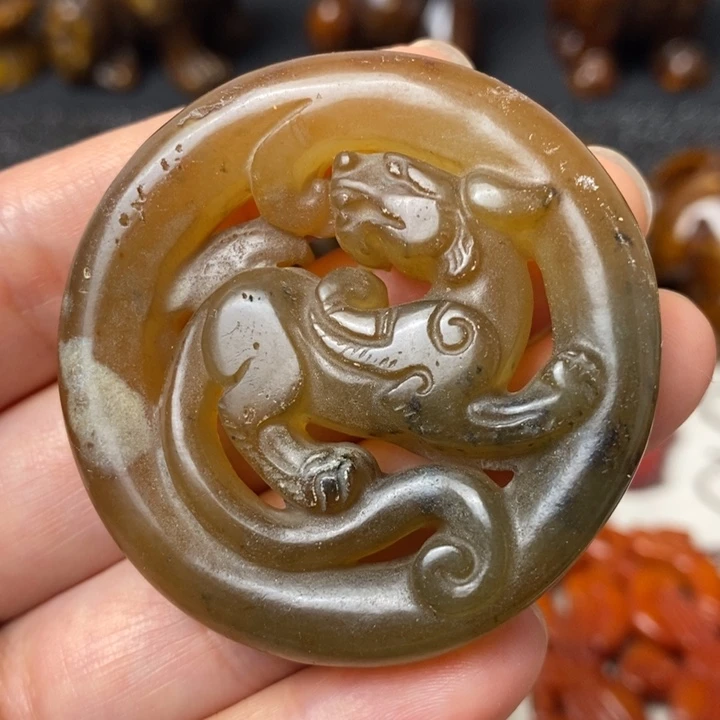 未镶嵌蛇纹石玉颈饰134