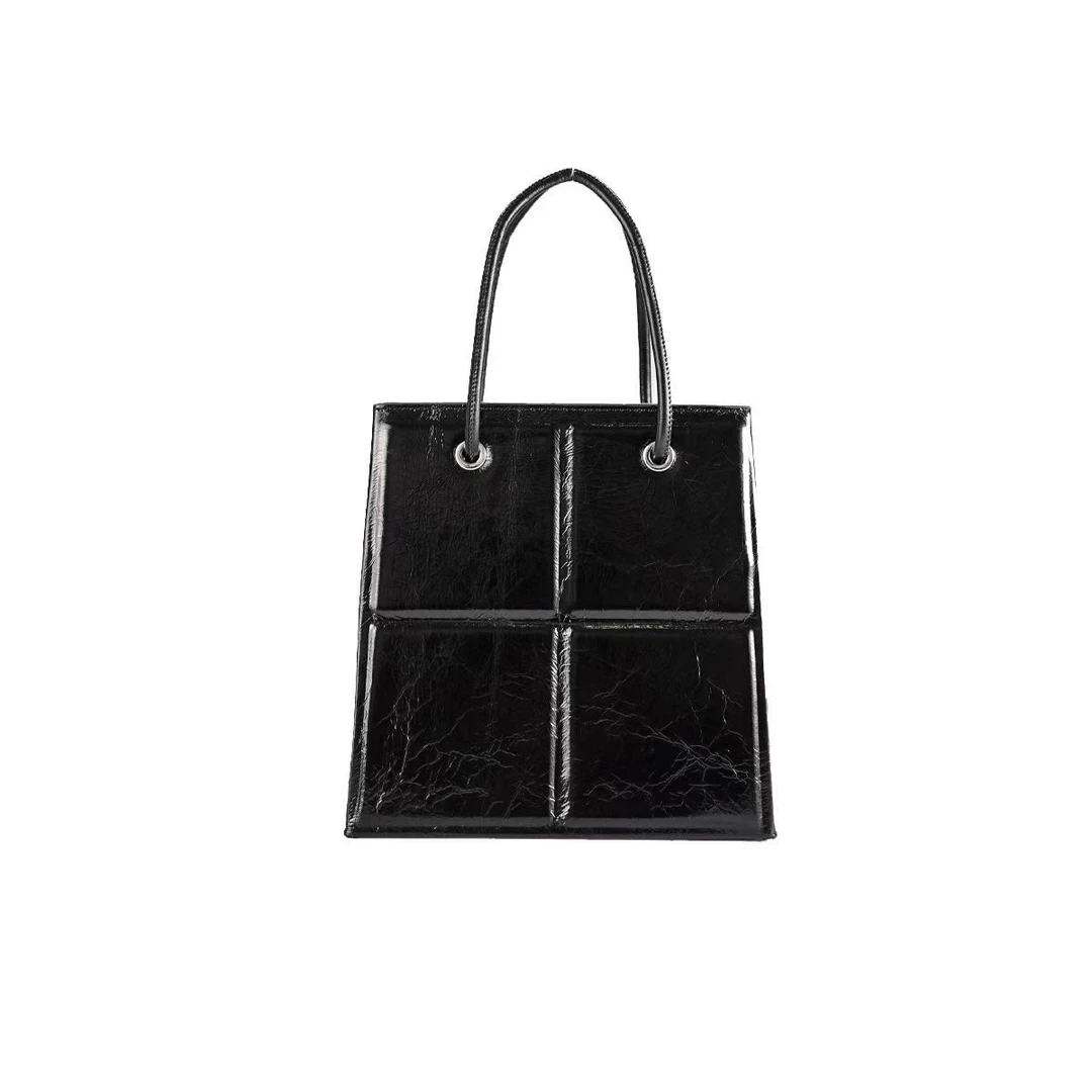 0369 黑色-2025新款轻奢单肩手提斜挎包