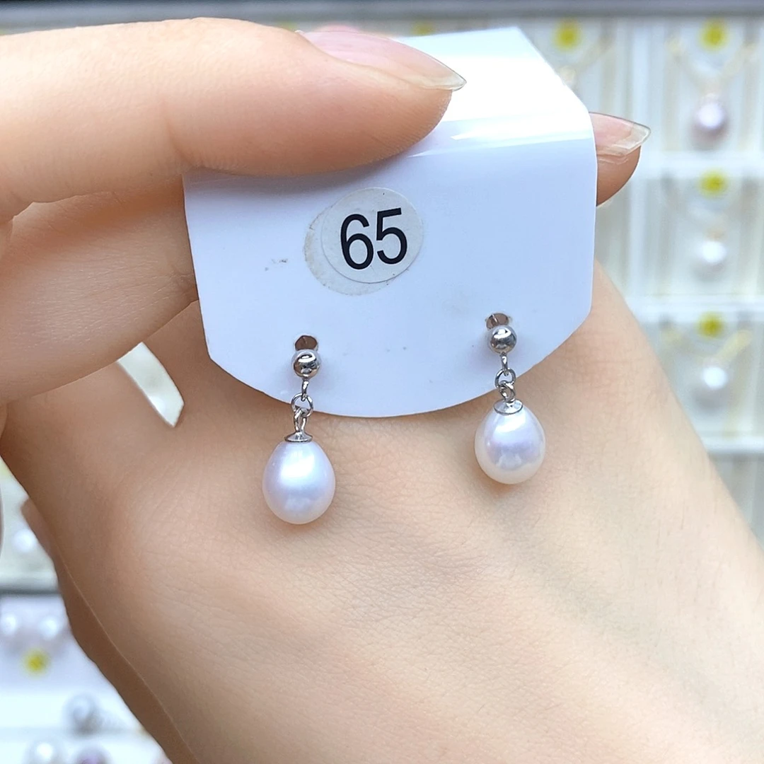 淡水珍珠银S925镶嵌颈饰