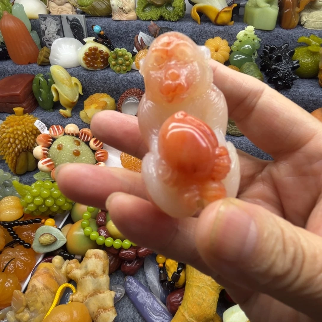 手把件寿山石雕刻