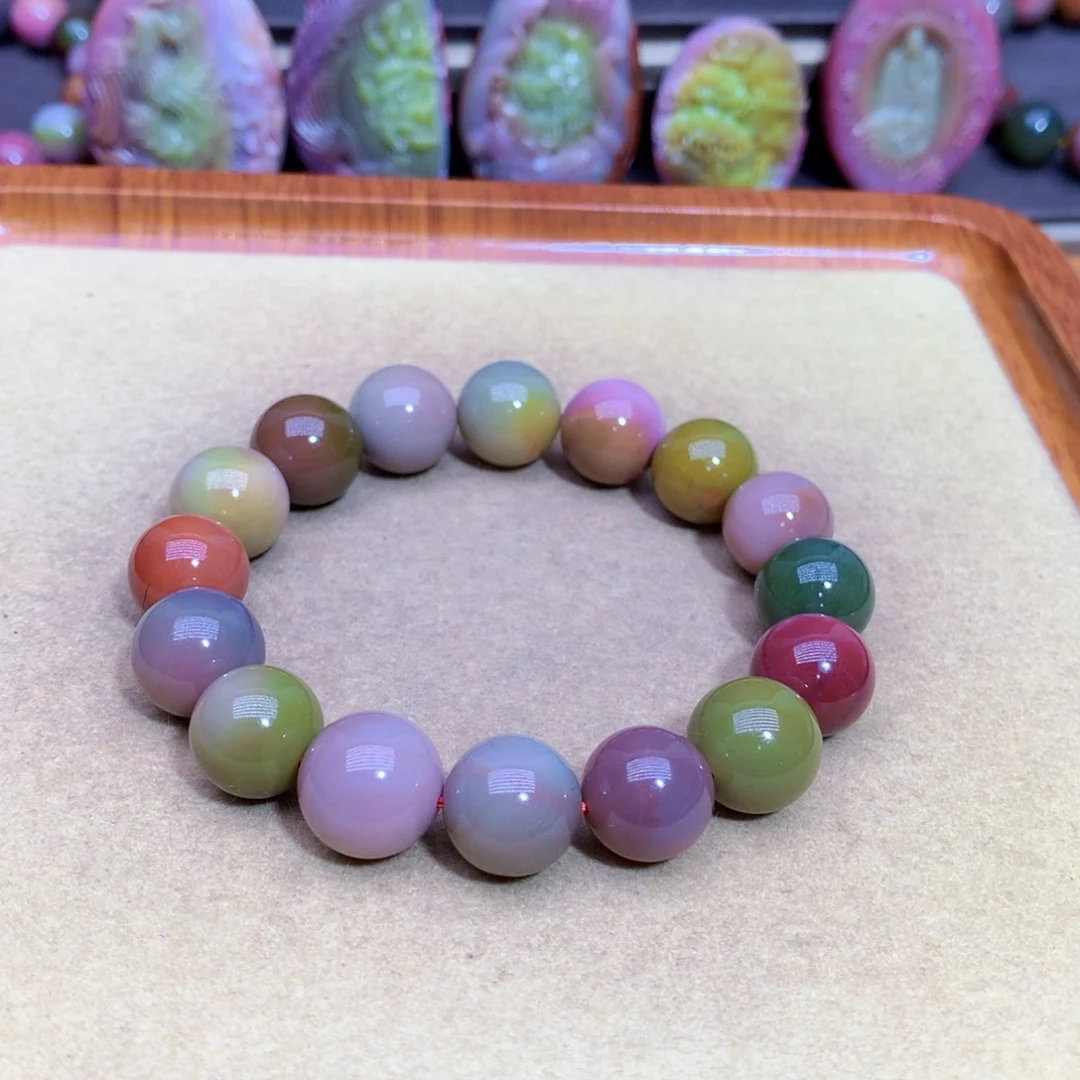 玛瑙未镶嵌手链盐源