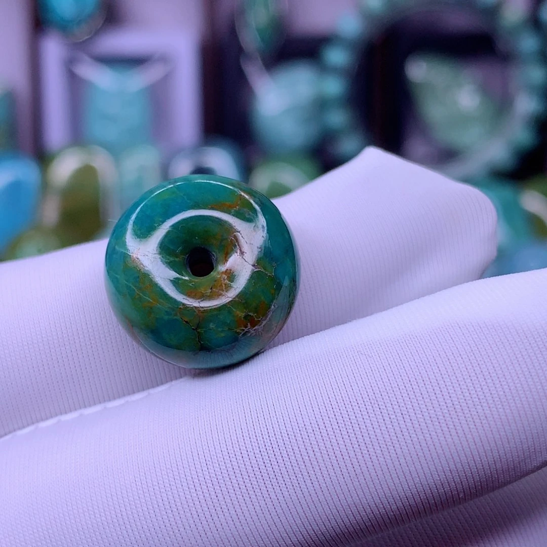 未镶嵌绿松石原矿七**子