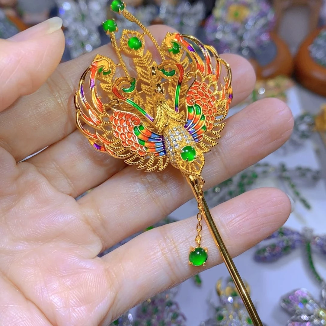 翡翠颈饰银S925镶嵌天然翡翠