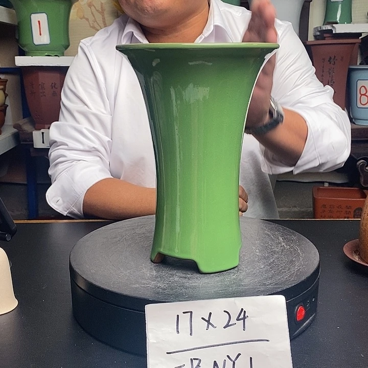 紫砂花盆货号一只NY1