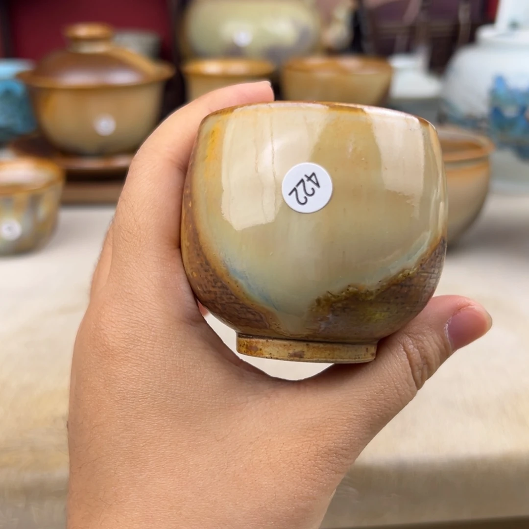 杯纯手工柴烧主人杯