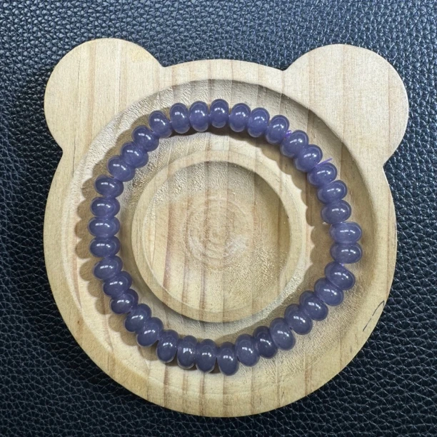 【深灰8M算盘珠】时尚百搭男女同款手串（B487）