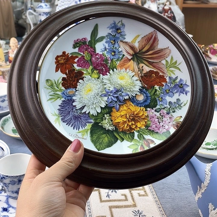 中古欧瓷瓷器小房子